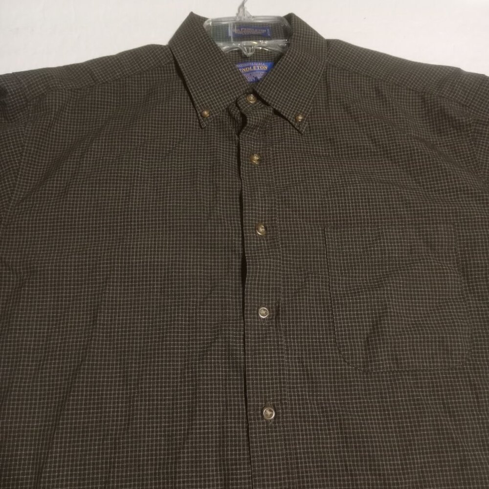 Pendleton Men's Ls Wool Button Down Plaid Shirt S… - image 1